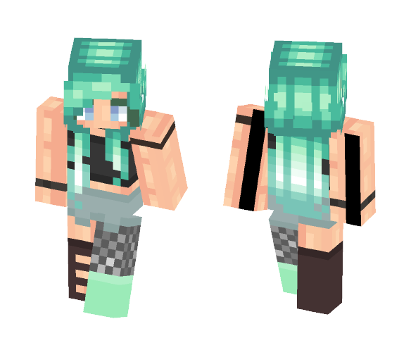 Aquamarine - Female Minecraft Skins - image 1