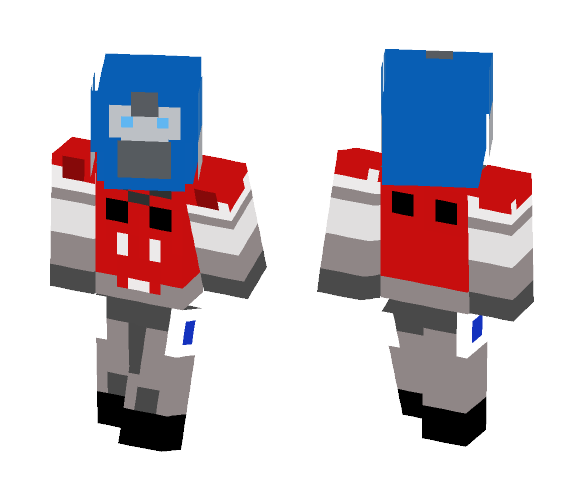 Optimus Prime Battle mode - Male Minecraft Skins - image 1