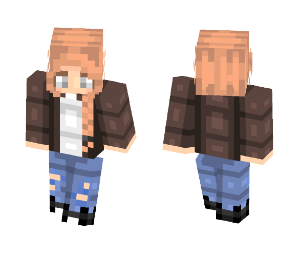 Leather Jacket - Female Minecraft Skins - image 1