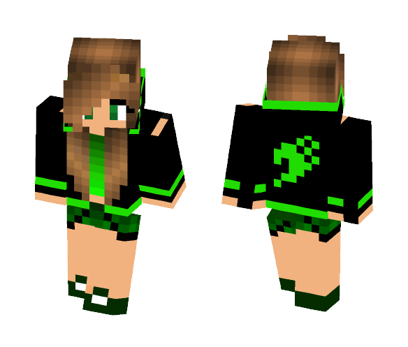 Green Fairytail Girl - Girl Minecraft Skins - image 1