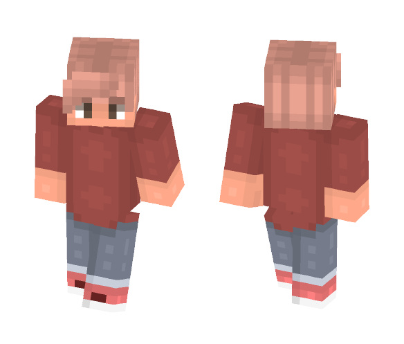 Boy With Pink Hair - Boy Minecraft Skins - image 1