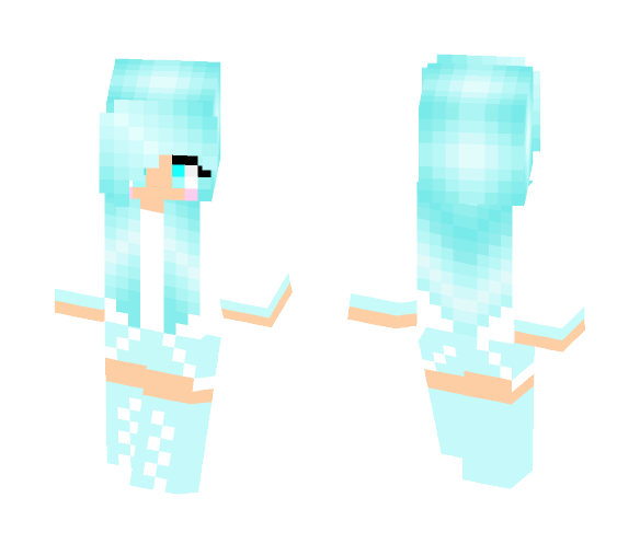 Snow Girl - Girl Minecraft Skins - image 1