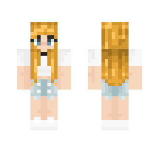Download Kawaii blonde girl Minecraft Skin for Free. 