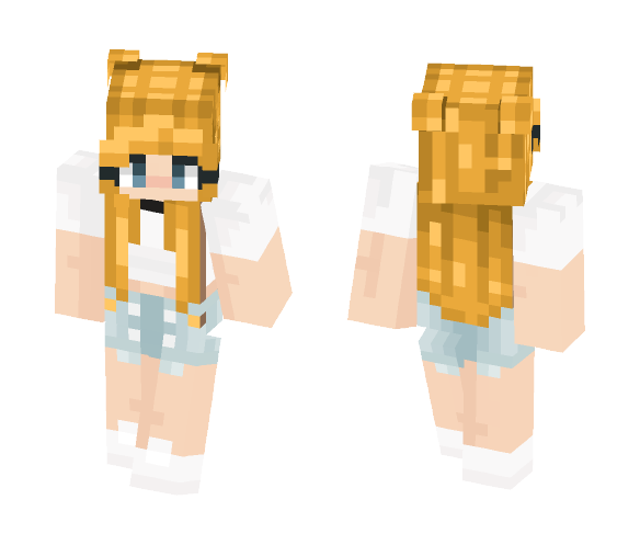 Kawaii blonde girl - Girl Minecraft Skins - image 1
