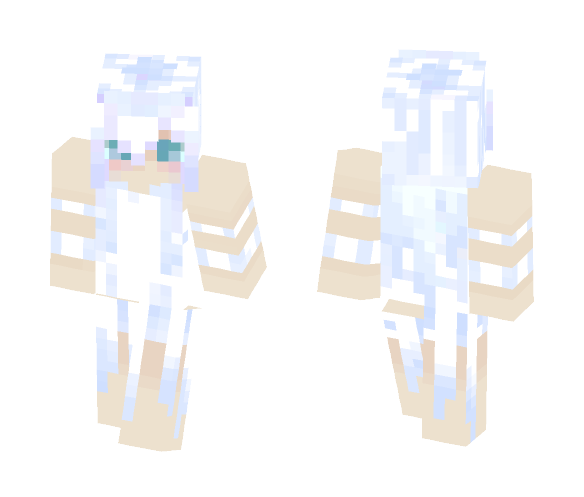Frost Ghast Girl - Girl Minecraft Skins - image 1