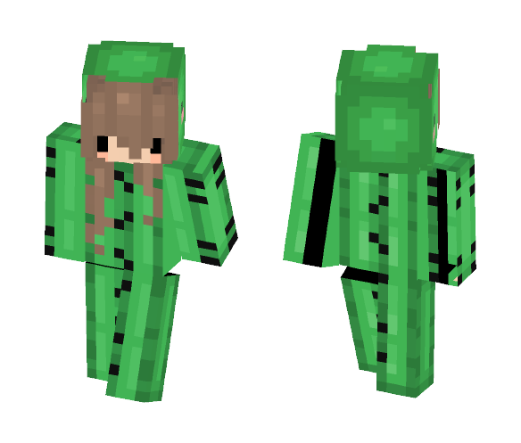 Cute Cacti Onesie | Chibi - Female Minecraft Skins - image 1