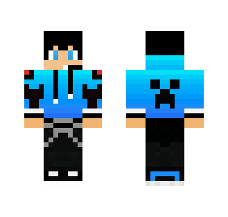 xXBlu_ThiefXx's Skin (Blue) - Male Minecraft Skins - image 2
