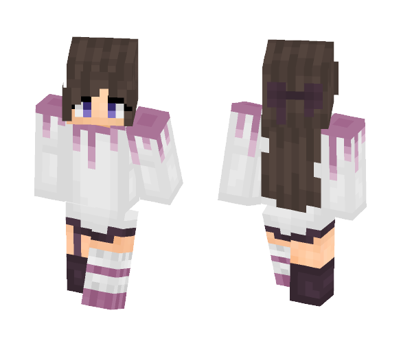 Purple drip - Female Minecraft Skins - image 1