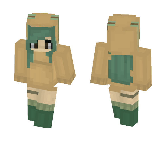 ~Leafeon perhaps..? - Female Minecraft Skins - image 1