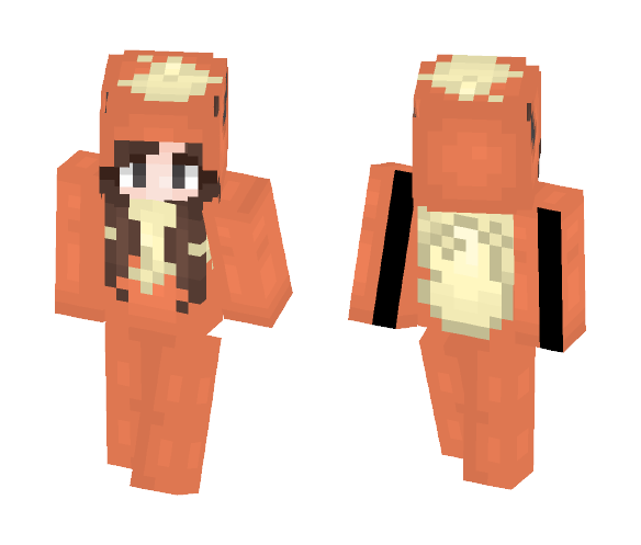 Flareon Onesie - Female Minecraft Skins - image 1