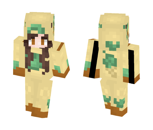Leafeon Onesie - Female Minecraft Skins - image 1