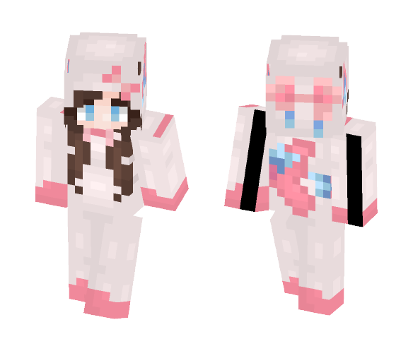 Sylveon Onesie - Female Minecraft Skins - image 1