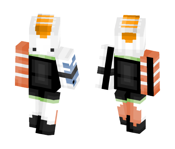 //we are the sushi people// - Interchangeable Minecraft Skins - image 1