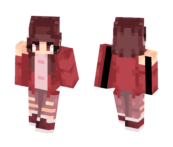 Red - Skin trade with Sxlhouette - Female Minecraft Skins - image 1