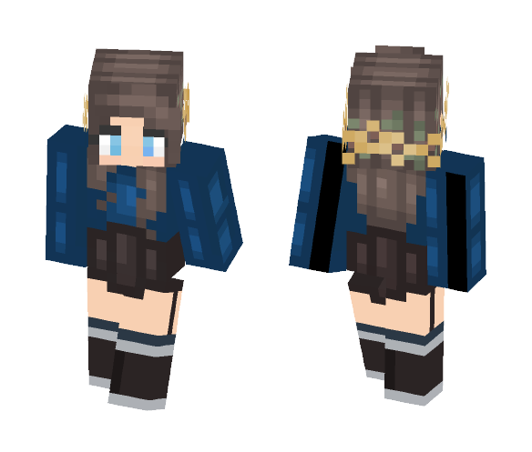 ~XPikaGirl :3~ Cute Blue Skirt o3o - Cute Girls Minecraft Skins - image 1