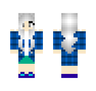 Casual Silver - Female Minecraft Skins - image 2