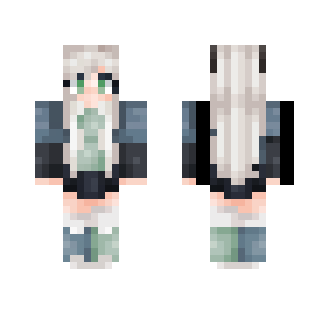~XPikaGirl :3~ Blue'n'Green c: - Female Minecraft Skins - image 2