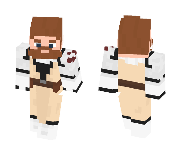 Obi Wan - Clone Wars - Male Minecraft Skins - image 1