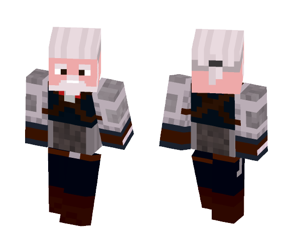 Geralt of Rivia - Male Minecraft Skins - image 1
