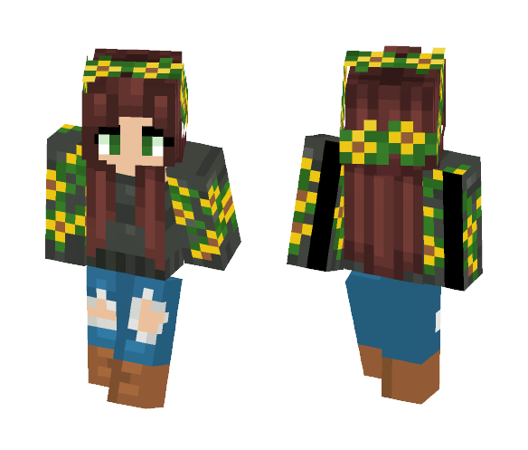 Sunflower - Female Minecraft Skins - image 1