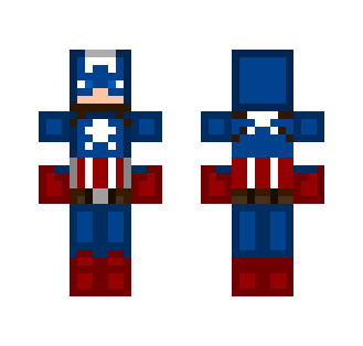 Classic Captan America - Male Minecraft Skins - image 2