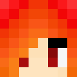 Fire Girl In Dress - Girl Minecraft Skins - image 3