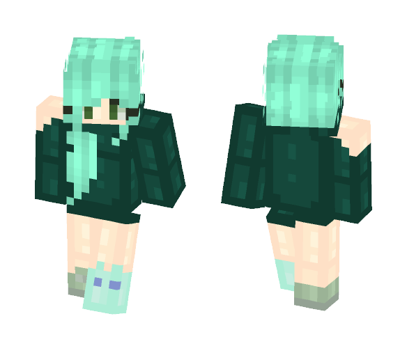Oh No More Green Trash ~Scartha~ - Female Minecraft Skins - image 1