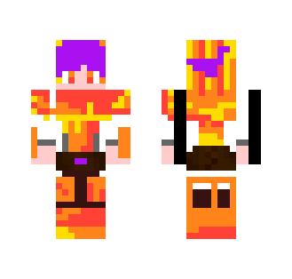 Lava Knight - Male Minecraft Skins - image 2