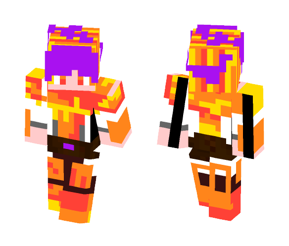Lava Knight - Male Minecraft Skins - image 1