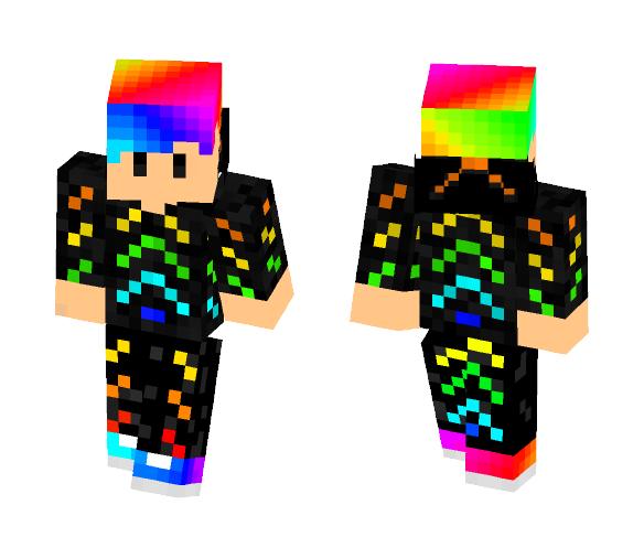 Rainbow boy {diamonds appreciated} - Boy Minecraft Skins - image 1