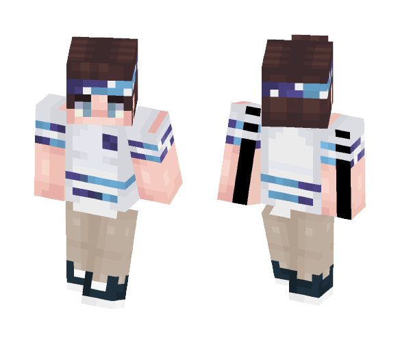 ☮ | Galaxy - Male Minecraft Skins - image 1
