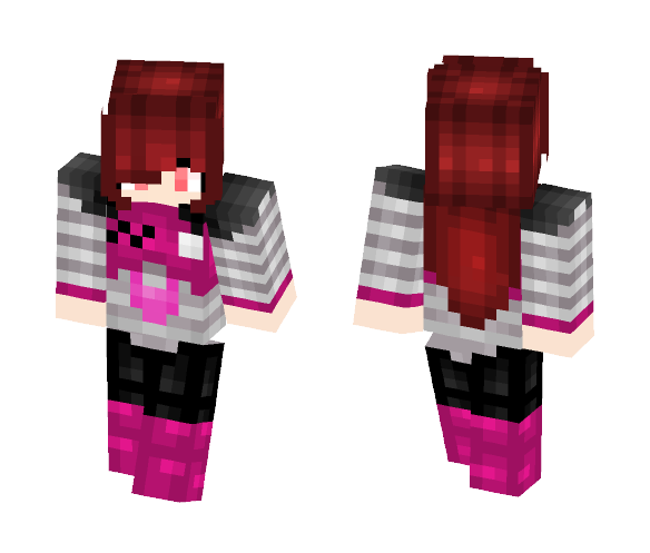 cherry hairs mettaton cosplay - Female Minecraft Skins - image 1
