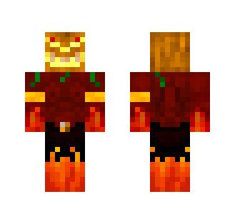 Evil Lava Golem (v3) - Male Minecraft Skins - image 2