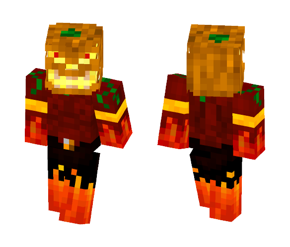 Evil Lava Golem (v3) - Male Minecraft Skins - image 1