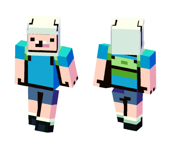 Adventure Time - Finn - Male Minecraft Skins - image 1