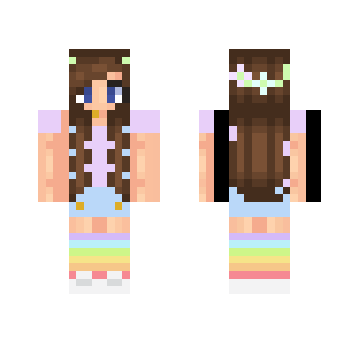 Rainbow Socks! - Female Minecraft Skins - image 2