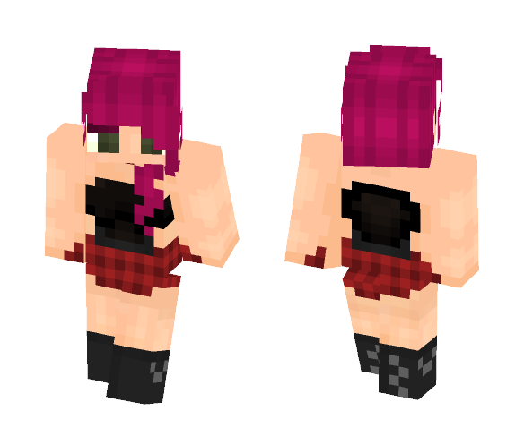 Plaid Skirt - Female Minecraft Skins - image 1