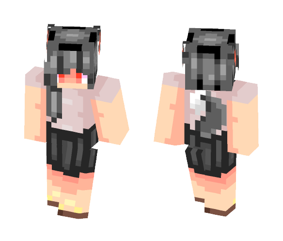Wolf Girl | REQUEST - Girl Minecraft Skins - image 1