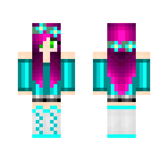 Pink Haired Girl - Random ~ Madtato - Color Haired Girls Minecraft Skins - image 2