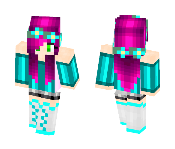 Pink Haired Girl - Random ~ Madtato - Color Haired Girls Minecraft Skins - image 1