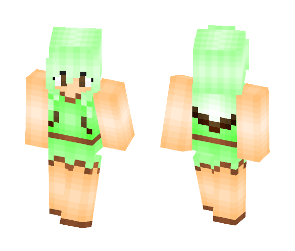-Mint Chocolate Chip girl- - Female Minecraft Skins - image 1