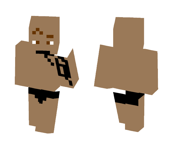 The Rock (Dwayne Johnson) (WWE) - Male Minecraft Skins - image 1