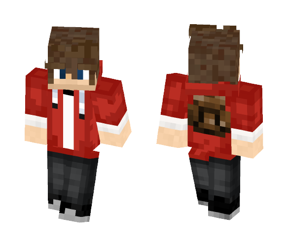 Red Teen Boy - Boy Minecraft Skins - image 1
