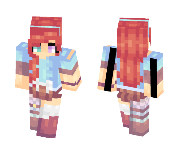 Hot n' Cold - Male Minecraft Skins - image 1