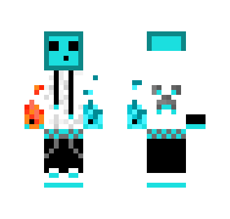 Fire and Ice Slime - Male Minecraft Skins - image 2