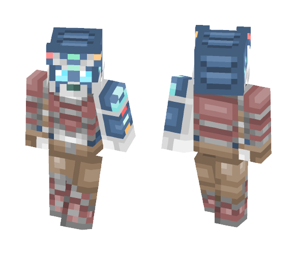 Furry | Colourful Scavenger - Male Minecraft Skins - image 1