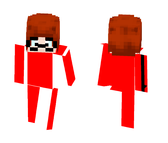 test hair w/ glasses - Interchangeable Minecraft Skins - image 1