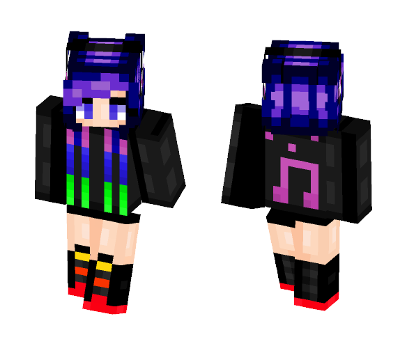 муѕтιςαℓ - Music girl - Girl Minecraft Skins - image 1
