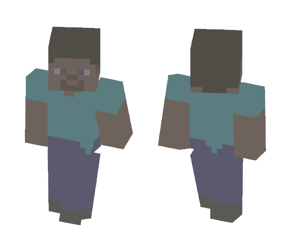 Shadow Steve - Male Minecraft Skins - image 1