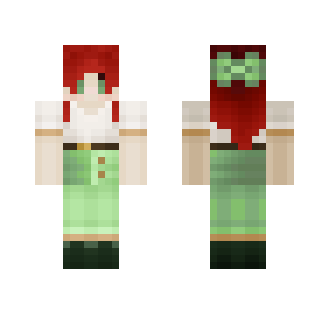Redhead / Green - Female Minecraft Skins - image 2